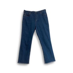 Kate Spade High Rise Raw Hem Jeans